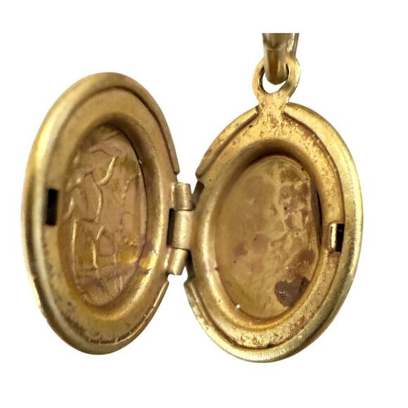 Vintage Catherine Popesco France charm Necklace Locket Crystals Enamel RARE 42" - Picture 8 of 9